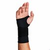 Proflex By Ergodyne Wrist Support Sleeve, Single Strap, Black, L 680